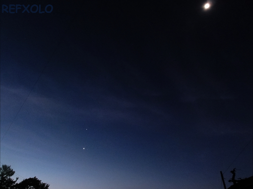 the 3stars and moon 20120711